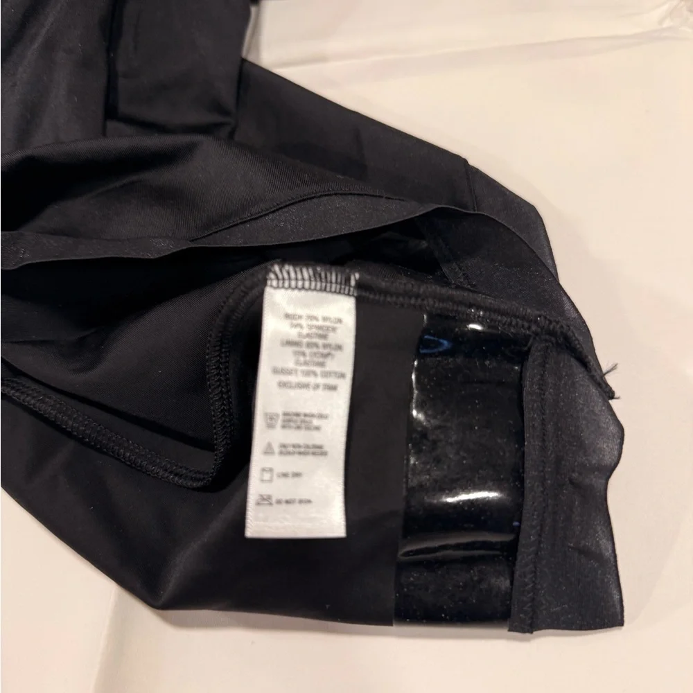 SPANX Sleek Black Mini Dress - Picture 3 of 6